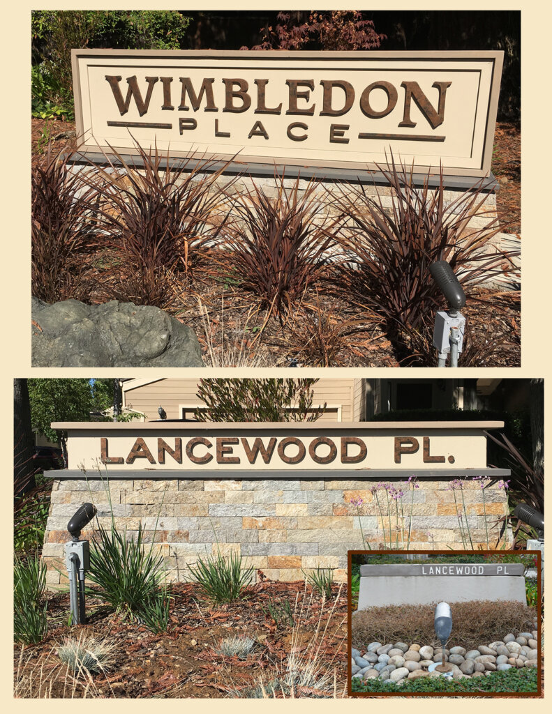 Los Gatos custom signs shop wimbleton place