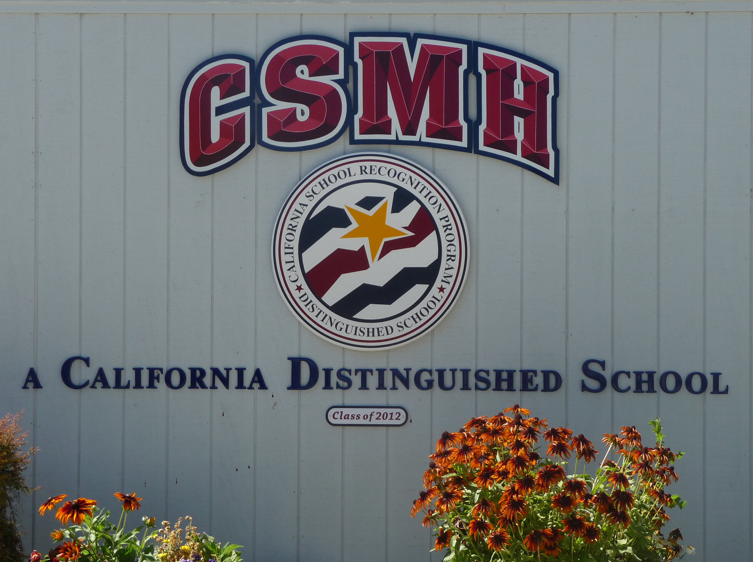 Morgan Hill school signs morgan hill charter award california distinguished