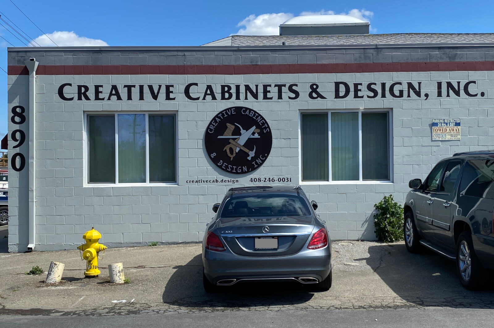 San Jose custom signs creative cabinets design painted wall