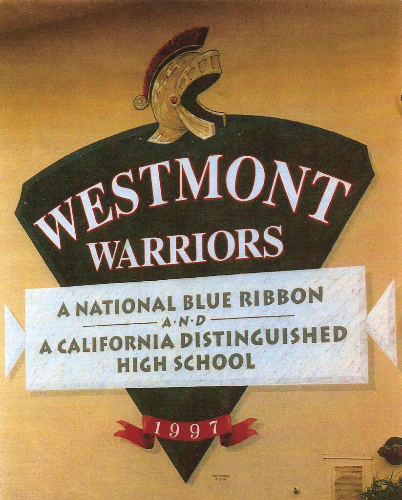 San Jose school signs westmont high award mascot mural