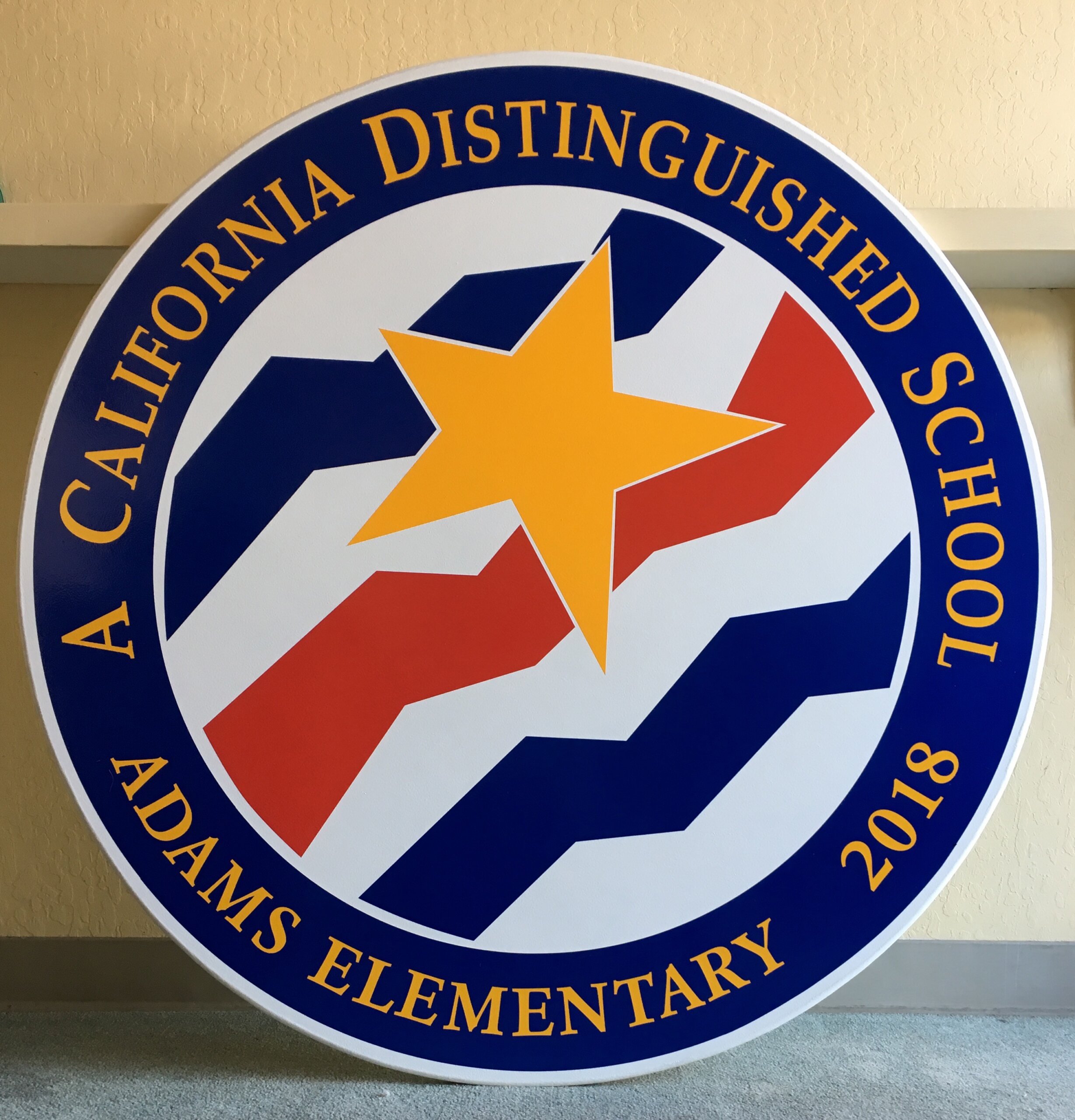 Santa Barbara school signs adams elementary award california distinguished