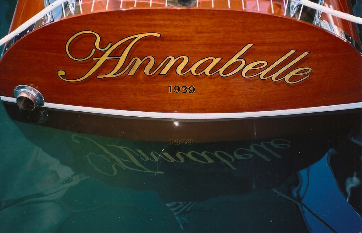 custom boat transom annabelle california