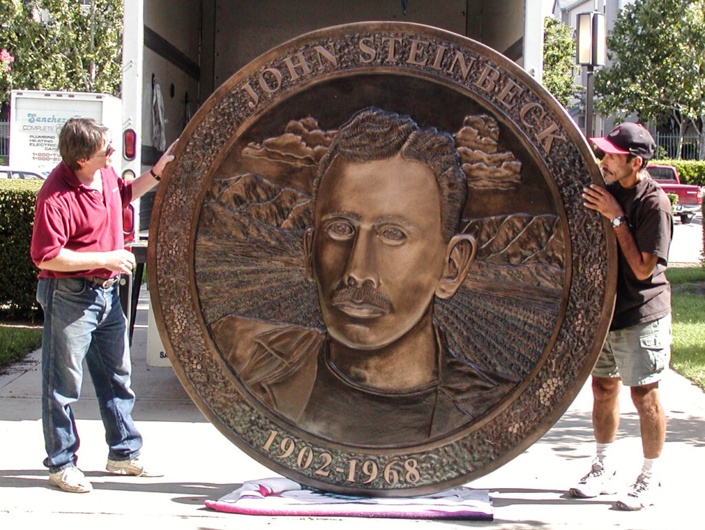 custom school signs San Jose allen steinback elementary medallion