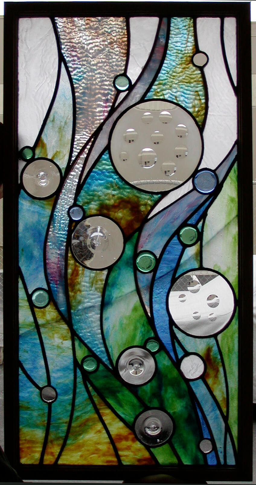 stained glass Campbell ocean sway california