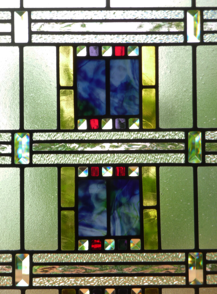 stained glass Gilroy moeen window door detail california