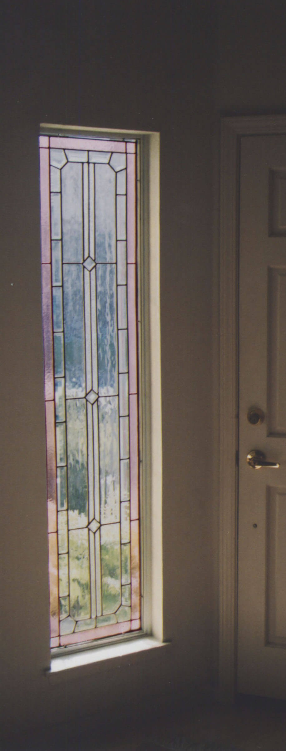 stained glass Salinas window door california