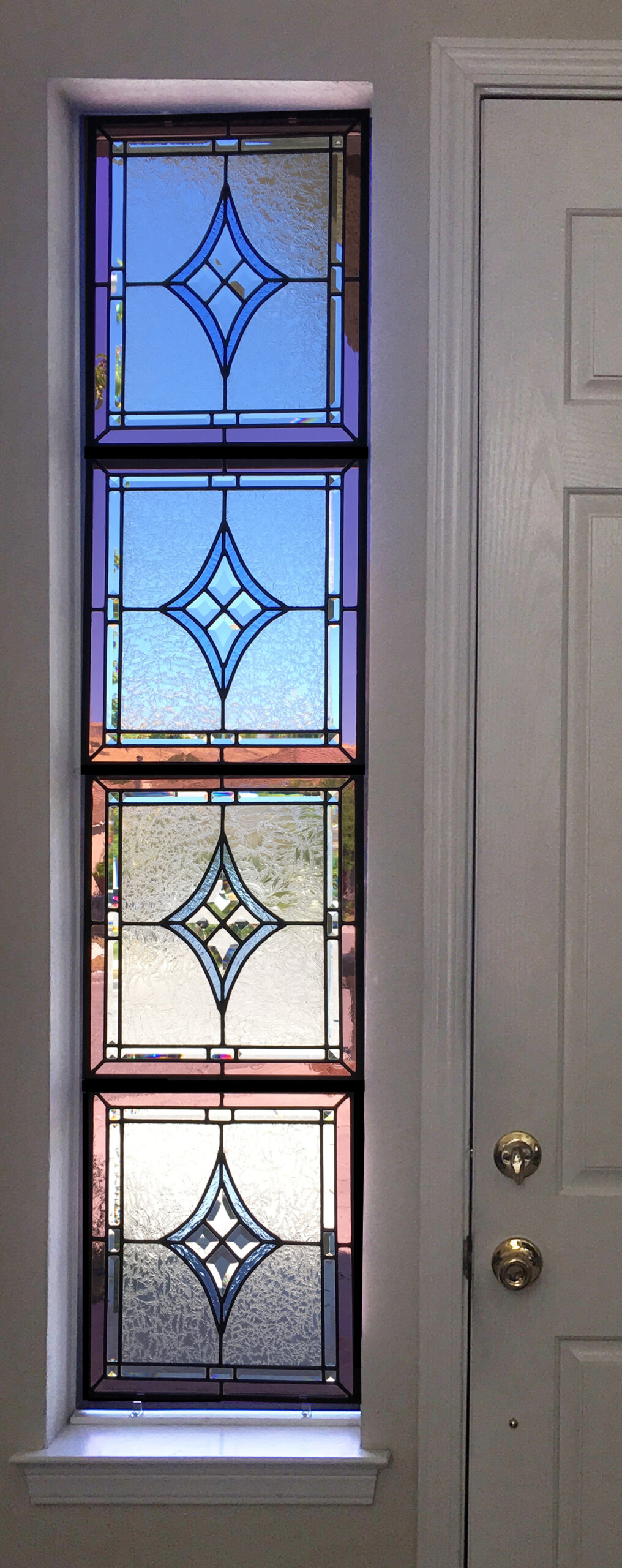 stained glass San Jose window door quattro nova final california