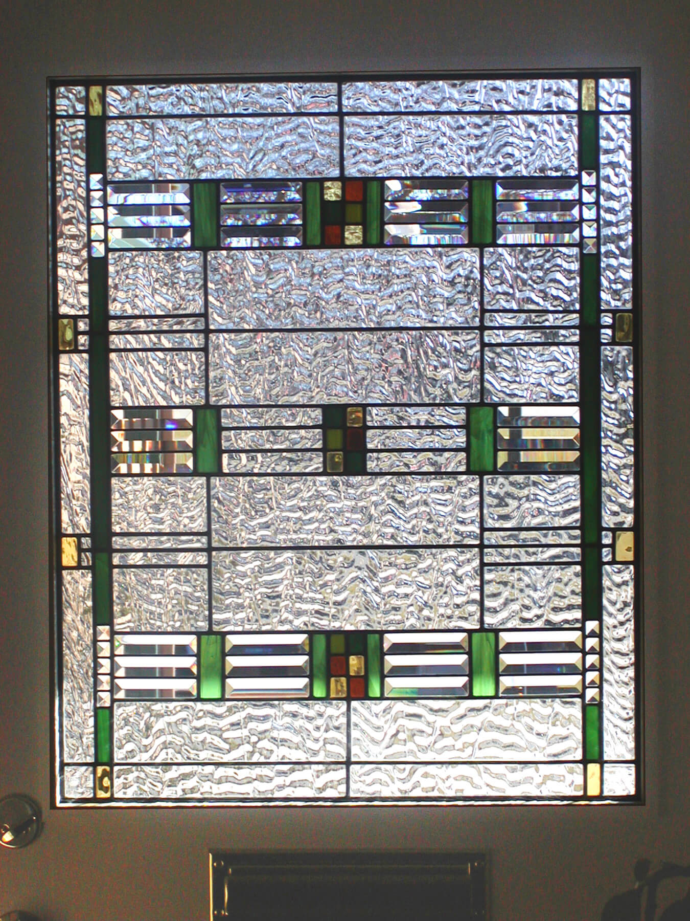 stained glass San Jose window door shimmer california