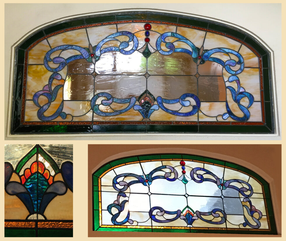 Custom Stained Glass Interior Window in Campbell, California