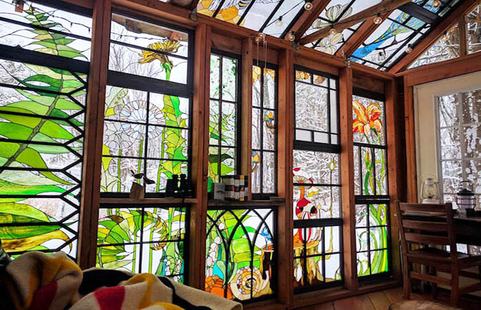 Creating a Cohesive Design with Stained Glass Windows and Doors