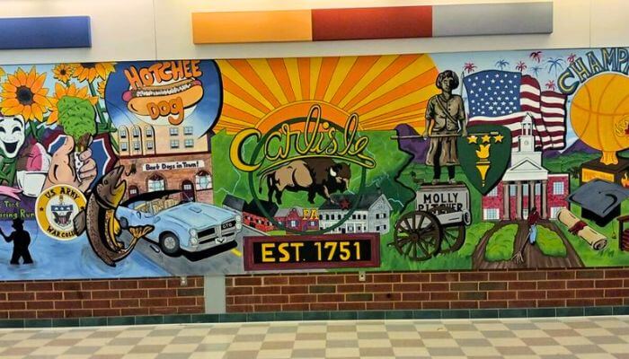 School-mural-wall-with-Buffalo