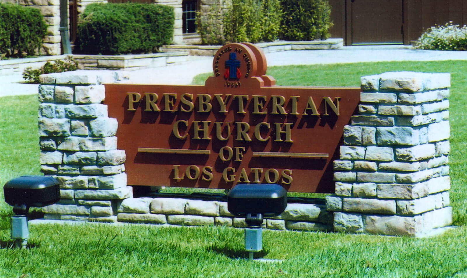 Presbyterian Church of Los Gatos sign by Art Works