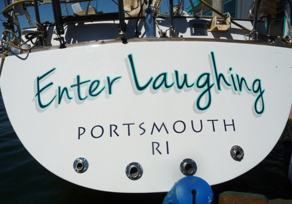 Custom Boat Lettering by Art Works in Campbell, CA