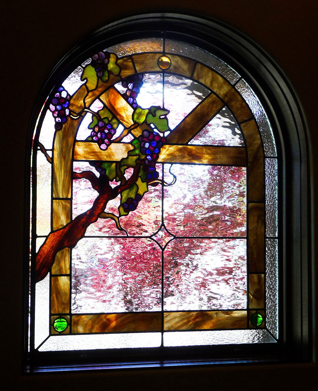 Wine Room Stained Glass